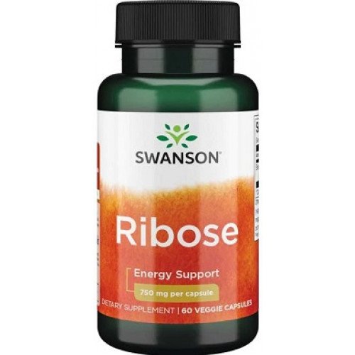 Ribose 750 mg, 60 cápsulas, Swanson