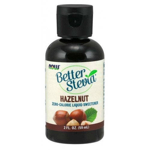 Better Stevia Liquid - Avelã, 59 ml., Now Foods