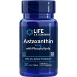 Astaxantina com Fosfolipídios, 30 Cápsulas, Life Extension