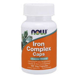 Complexo de Ferro 27 mg, 100 Cápsulas, Now Foods