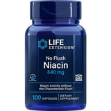 Niacina No Flush 640 mg, 100 cápsulas, Life Extension