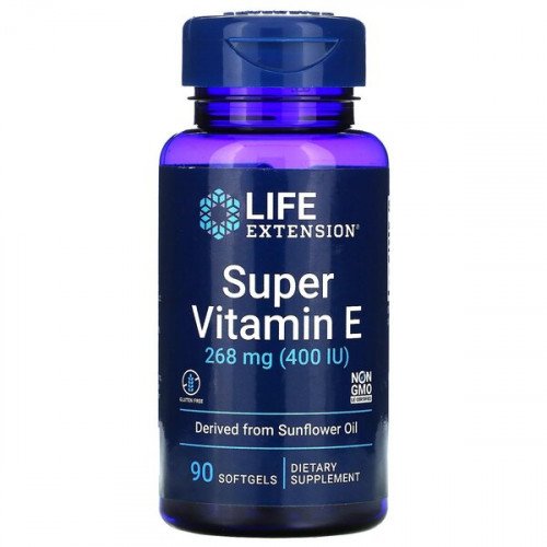 Super Vitamina E 268 mg, 90 Cápsulas, Life Extension