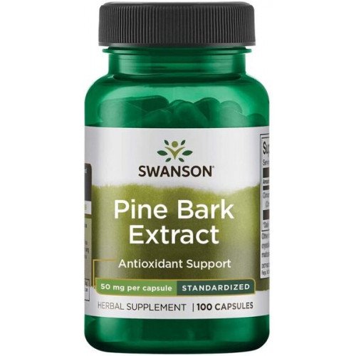 Extrato de casca de pinheiro, 50 mg