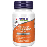 L-Teanina Dupla Força 200 mg, 60 Cápsulas Vegetarianas, Now Foods