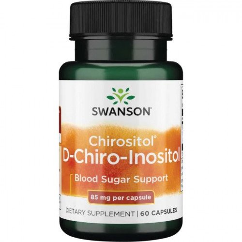 Chirositol D-Quiro-Inositol 85 mg, 60 cápsulas, Swanson