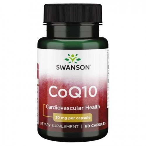CoQ10, 30 mg, 60 cápsulas gelatinosas, Swanson