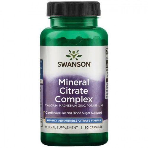 Complexo de Citrato Mineral, 60 Cápsulas, Swanson
