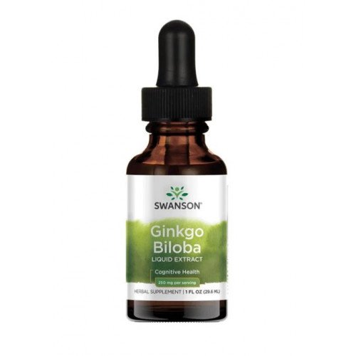 Extrato líquido de Ginkgo Biloba, 250 mg