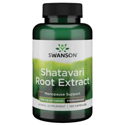 Extrato de raiz de Shatavari, 500 mg