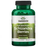 Bagas de Schizandra 525 mg, 90 Cápsulas, Swanson
