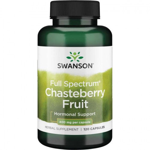Fruta de agnocasto de espectro completo, 400 mg