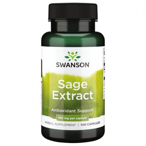 Extrato de sálvia, 160 mg
