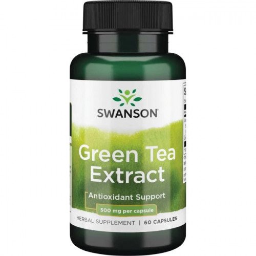 Extrato de Chá Verde 500 mg, 60 Cápsulas, Swanson