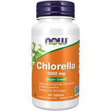 Chlorella 1000 mg, 60 comprimidos, Now Foods