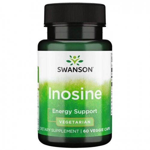 Inosina 500 mcg, 60 Cápsulas, Swanson
