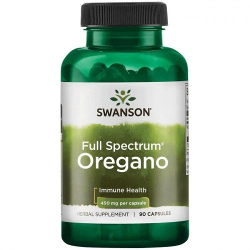 Orégano de espectro total 450 mg, 90 cápsulas, Swanson