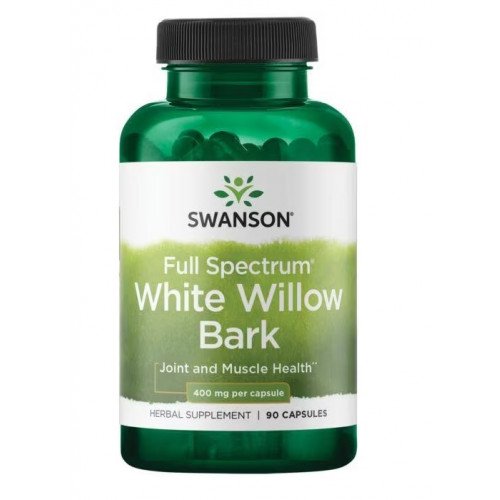 Casca de Salgueiro Branco 400 mg, 90 Cápsulas, Swanson