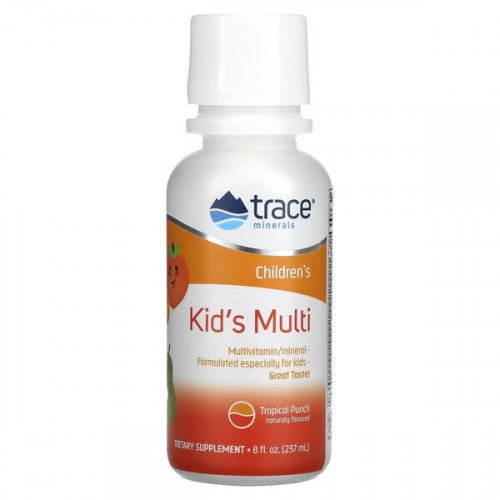 Multivitamínico Infantil, Tropical Punch, 237 ml (8 fl oz), Trace Minerals Research