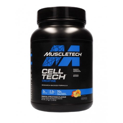 Creatina Cell-Tech™, Punch Cítrico Tropical, 2,27 kg, MuscleTech