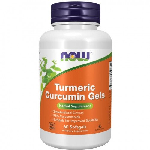 Cúrcuma Curcumina, 60 softgels, Now Foods