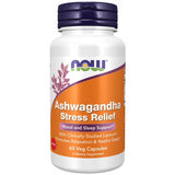 Alívio do estresse com Ashwagandha, 60 vcaps, Now Foods
