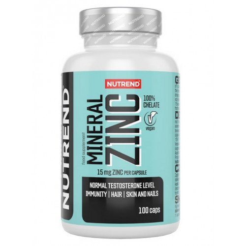 Zinco Mineral 100% Quelato, 15mg, 100 cápsulas vegetais, Nutrend