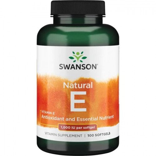 Vitamina Natural E, 1000 UI , 90 Cápsulas Gelatinosas, Swanson