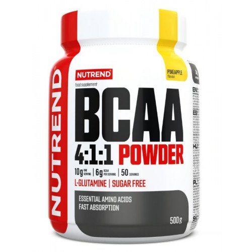 BCAA 4:1:1 em pó, abacaxi, 500 gramas, Nutrend