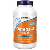 Óleo de peixe ômega-3 - destilado molecularmente, 200 fish softgels, Now Foods