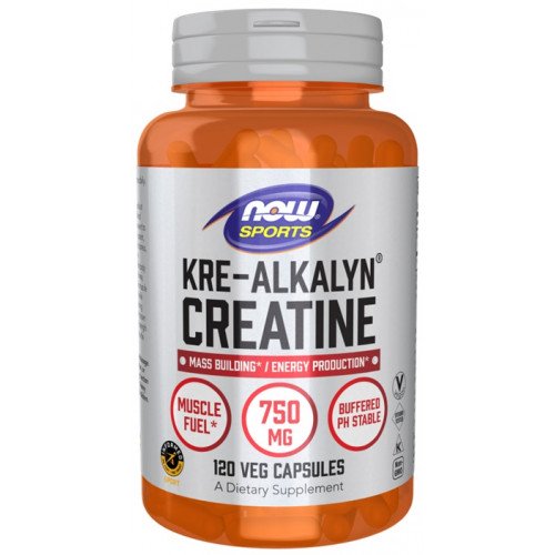 Creatina Kre-Alkalyn, 120 vcaps, Now Foods