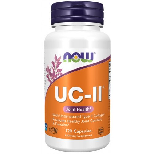 Colágeno Tipo II Não Desnaturado UC-II, 120 caps, Now Foods