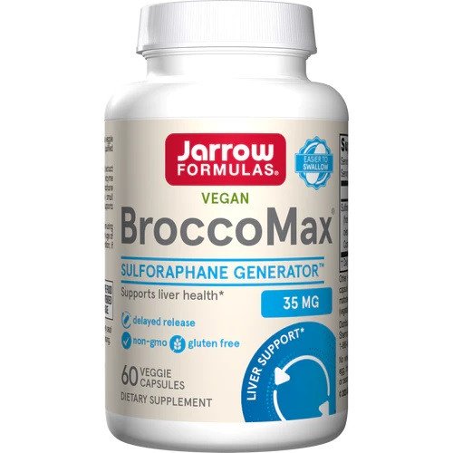 BroccoMax (Glucosinolato de Sulforafano) 35 mg, 60 Cápsulas, Jarrow Formulas