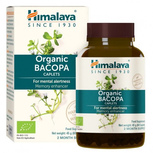 Bacopa Orgânica, 60 Cápsulas, Himalaia