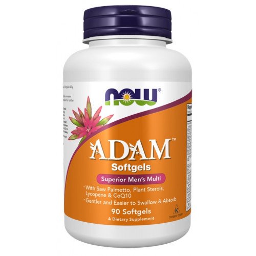 ADAM Multivitamínico Masculino, 90 Cápsulas Gelatinosas, Now Foods