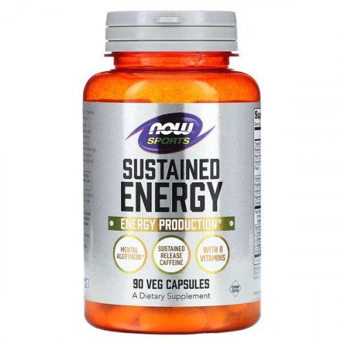 Energia Sustentada, 90 vcaps, Now Foods