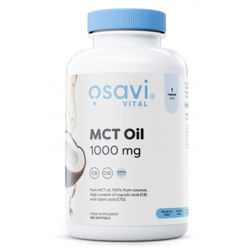 Óleo MCT 1000 mg, 180 Cápsulas, Osavi