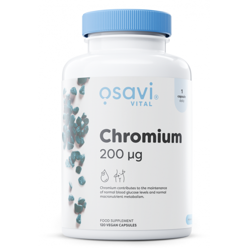 Cromo 200 mcg, 120 Cápsulas, Osavi