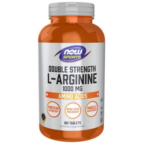 L-Arginina, 700 mg, 180 comprimidos, Now Foods
