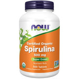 Espirulina - 500mg, 500 comprimidos, Now Foods