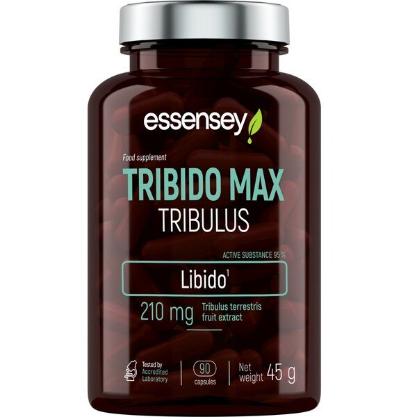 Tribido Max Tribulus - 90 cápsulas - Essensey