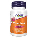 Vitamina A, 10.000 UI, 100 softgels, Now Foods