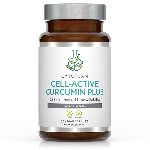 Curcumina Plus Cell-Active - 60 cápsulas vegetais - Cytoplan