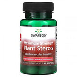 CardioAid de Esteróis Vegetais de Força Máxima, 60 Cápsulas, Swanson