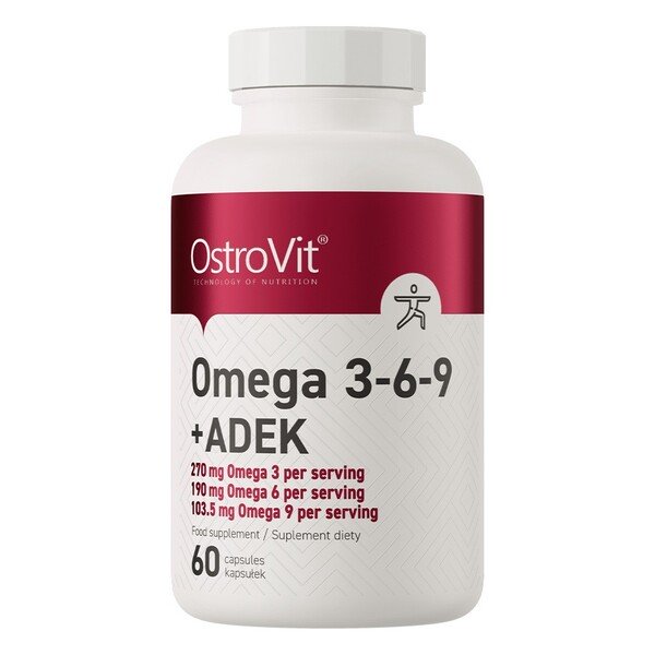Ômega 3-6-9 + ADEK - 60 cápsulas - OstroVit